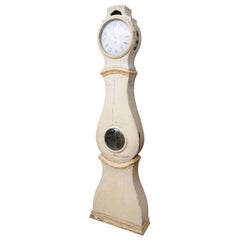 Painted Gustavian Mora Clock