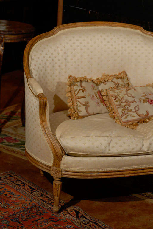 19th Century Small French Settee
