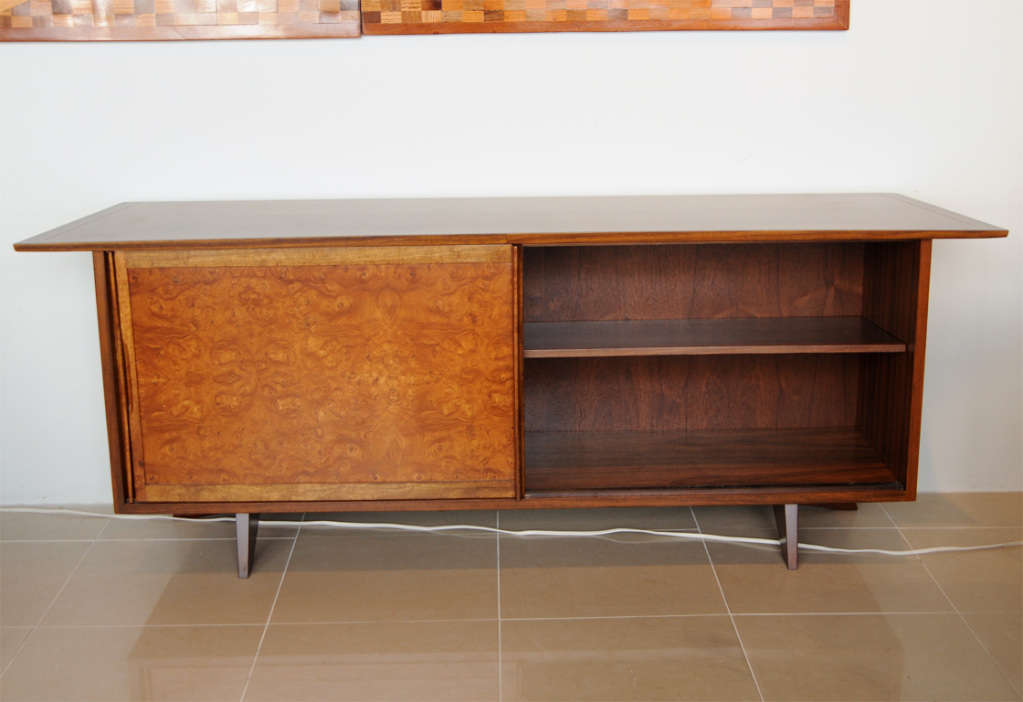 American Modern Two-Door Credenza, by Nakashima In Excellent Condition In Hollywood, FL