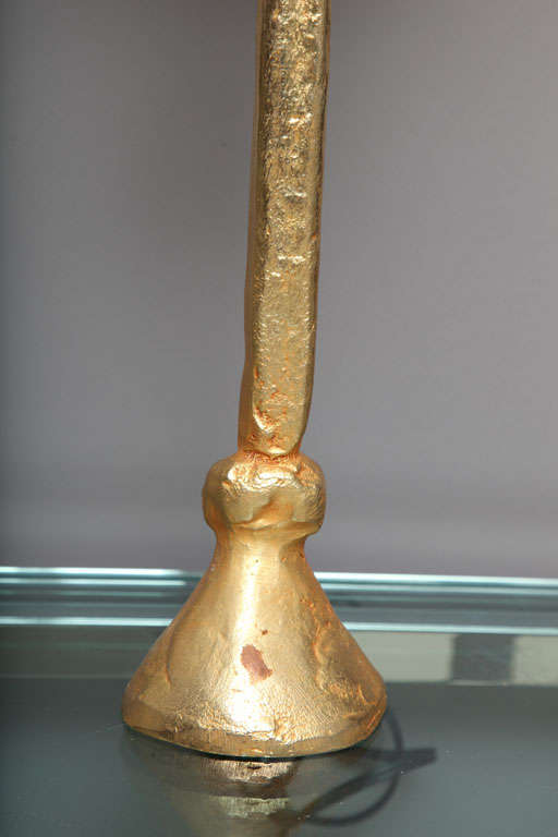 Gilt Bronze Dove Lamp by Pierre Casanove for Fondica 1