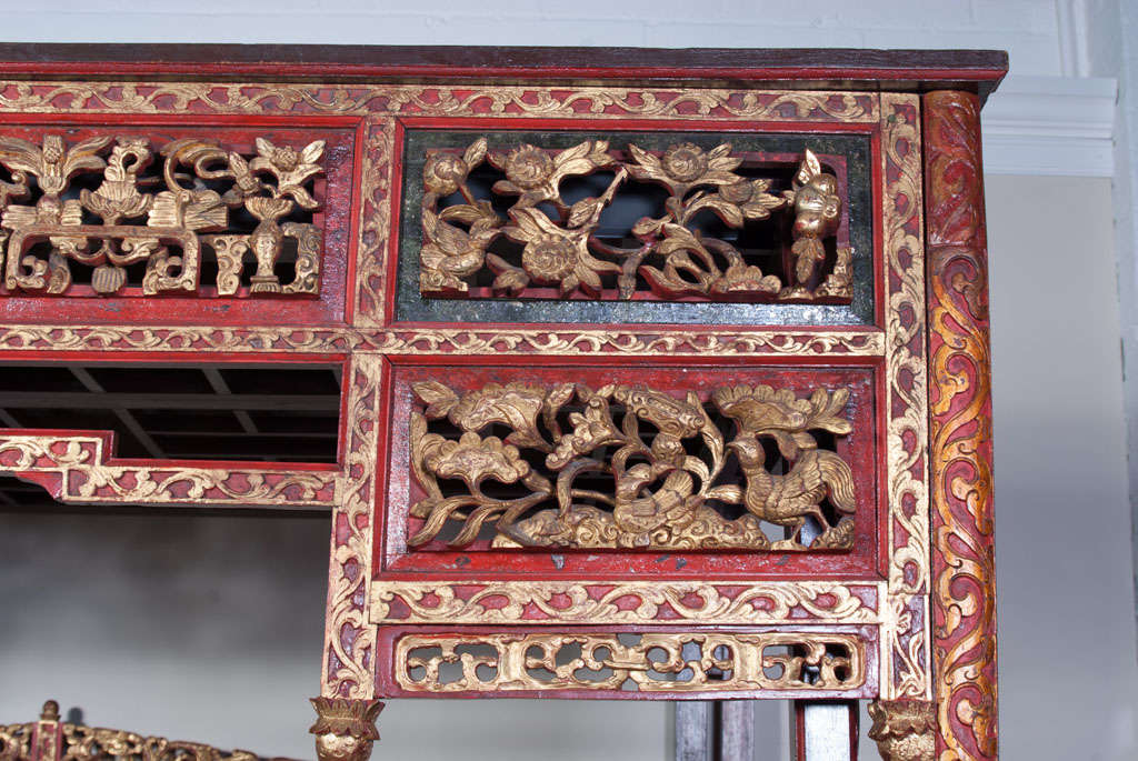 antique chinese wedding bed