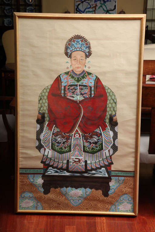 Chinese Ancestral Portraits In Good Condition In Brooklyn, NY