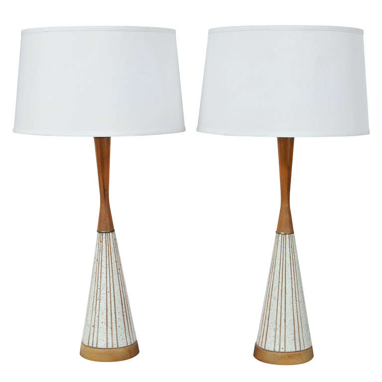 Midcentury swedish  Restored Table Lamps