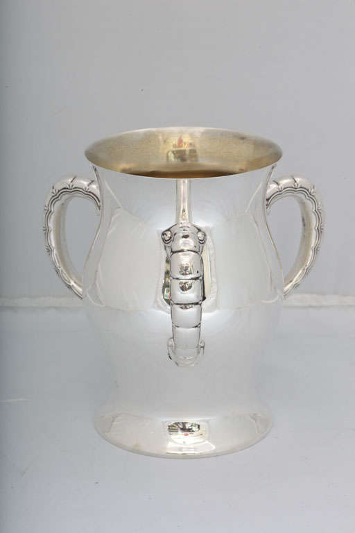 Beautiful, sterling silver, three-handled trophy cup, Tiffany & Co., New York, 1897. @6 1/2