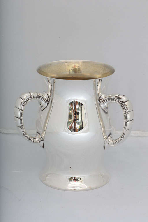 Tiffany Sterling Silver Three-Handled Trophy Cup In Excellent Condition In New York, NY