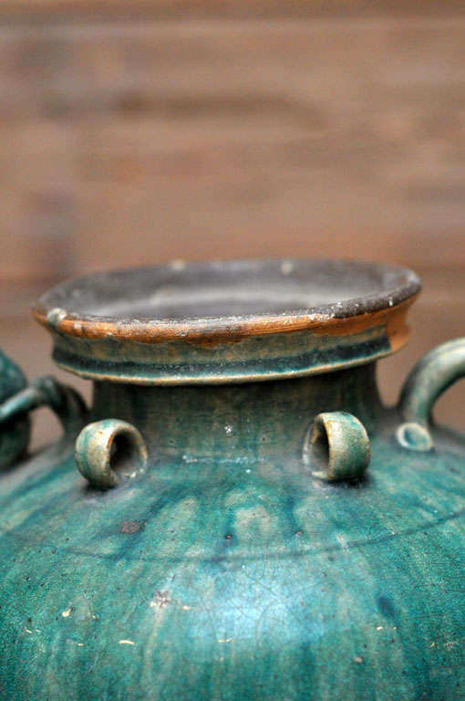 Pottery Qing Dynasty Tea Pot