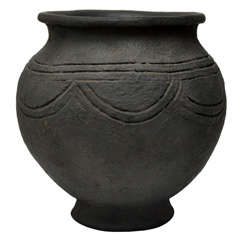 Carved African Pottery