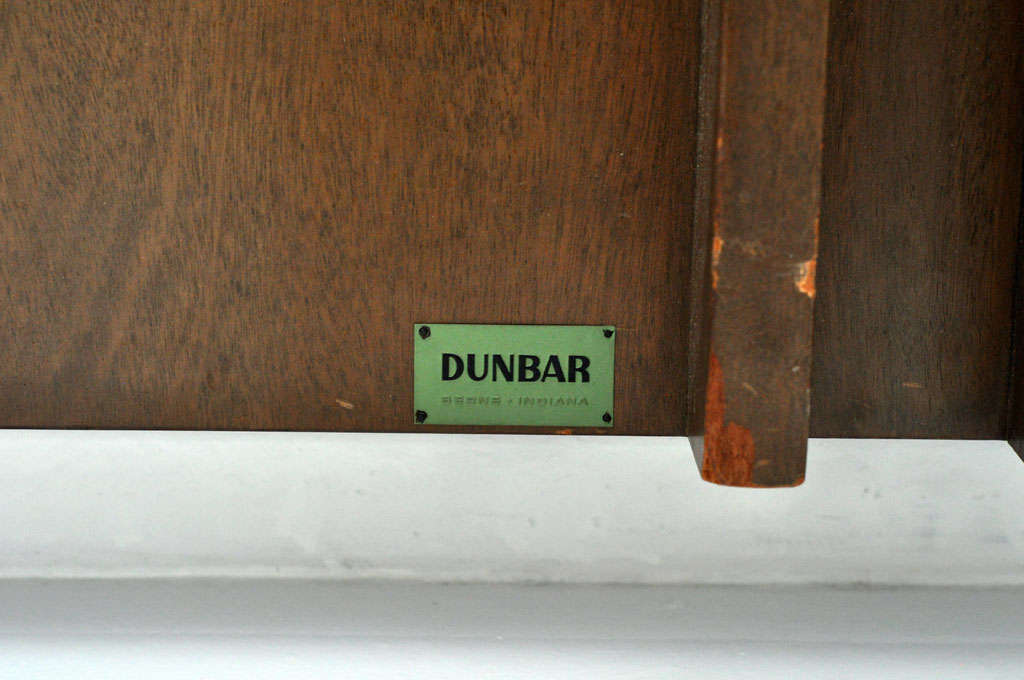 Dunbar King Drop Arm Headboard - Edward Wormley In Excellent Condition In Chicago, IL