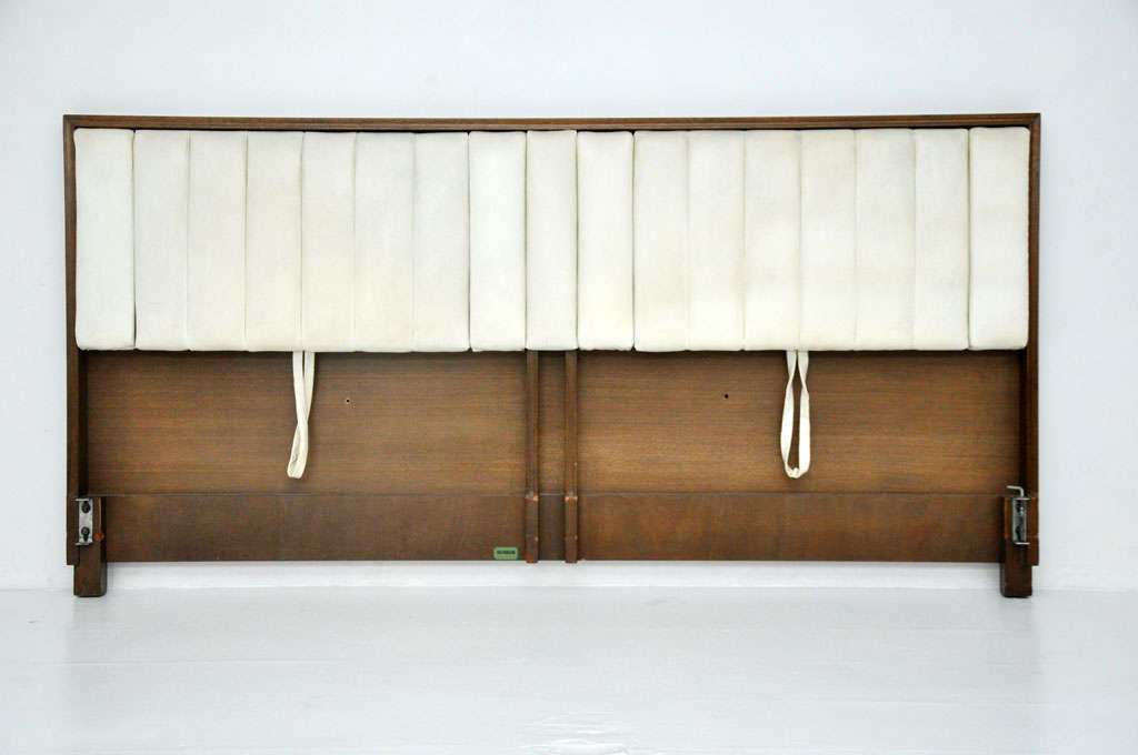 Mid-20th Century Dunbar King Drop Arm Headboard - Edward Wormley