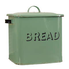 Vintage English Painted Bread Bin