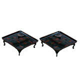 Pair of 19th Century Japanese Lacquered Trays