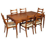 7-Piece Danish Modern Dining Suite