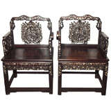 Pair of 19th Century Chinese Chairs