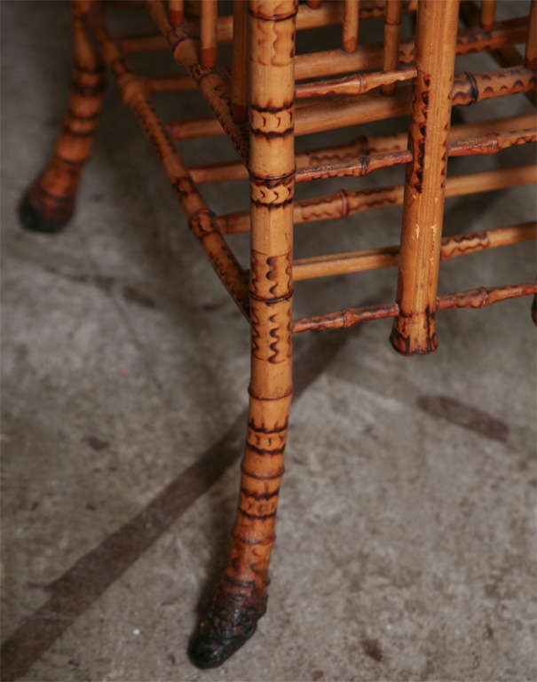 19th Century English Bamboo Magazine Stand 1