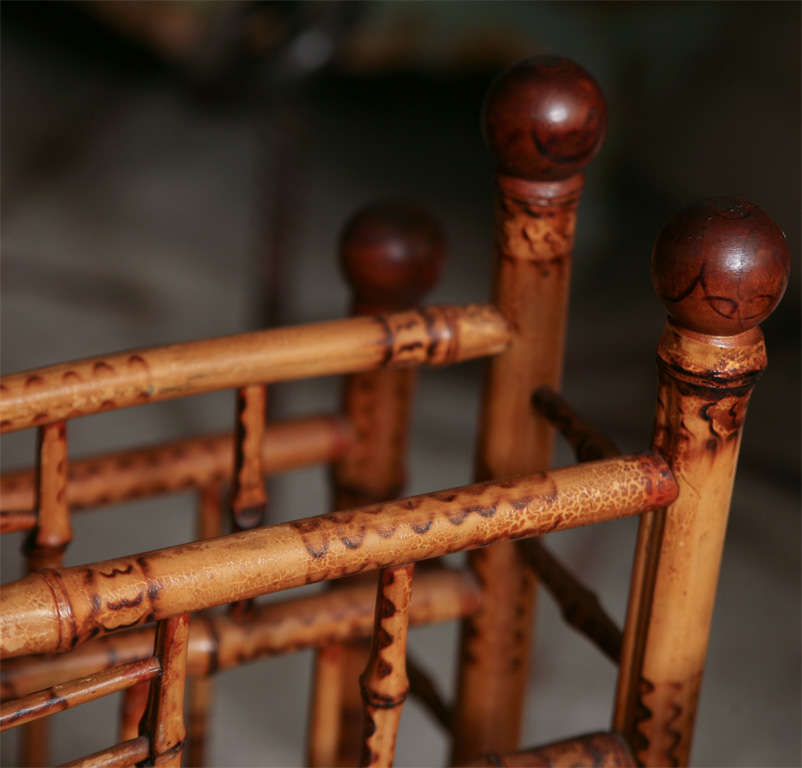 19th Century English Bamboo Magazine Stand 4