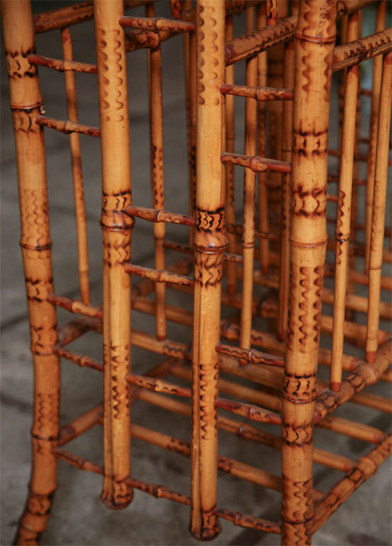 19th Century English Bamboo Magazine Stand 6