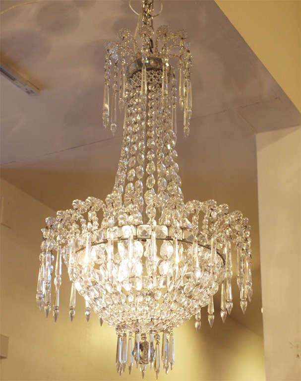 French Empire Crystal Chandelier For Sale 3