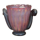 Large Lavender Murano Vase