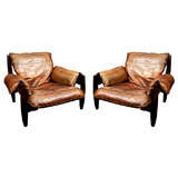 Sergio Rodrigues Pair of Mole Lounge chairs