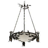 French Fer Forge Chandelier