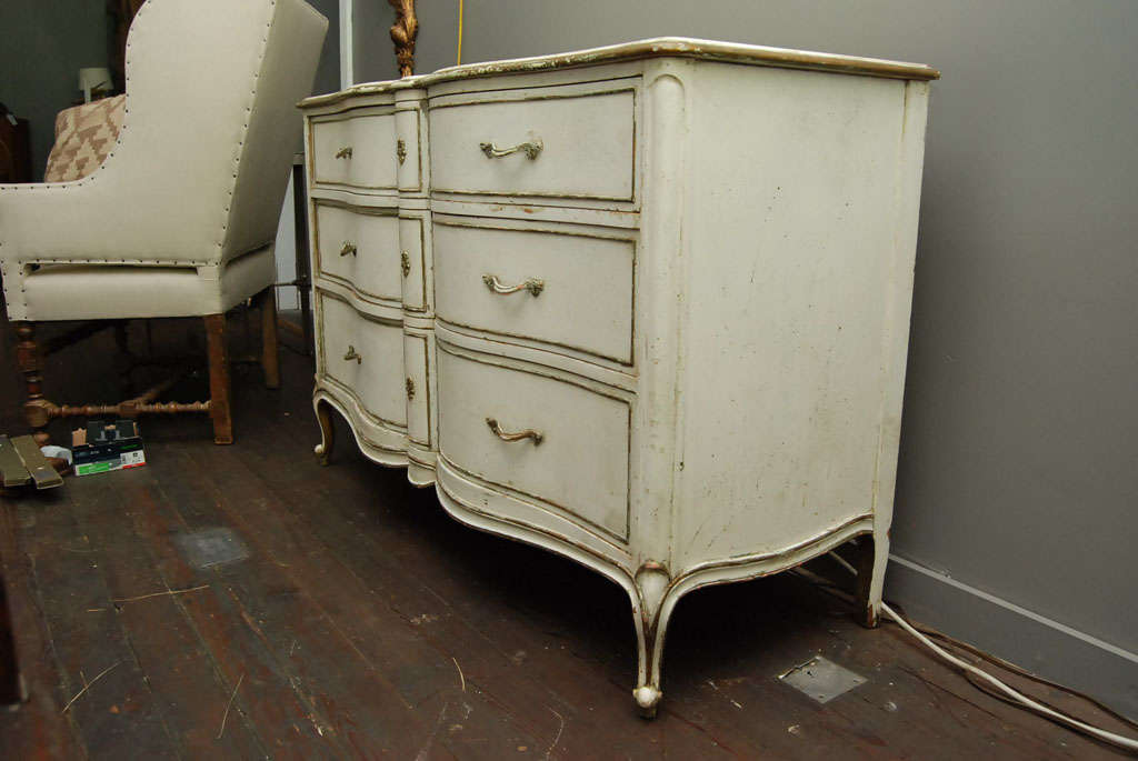 Louis XV Provincial Style Painted Dresser 2