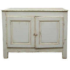 Vintage French Painted Sideboard