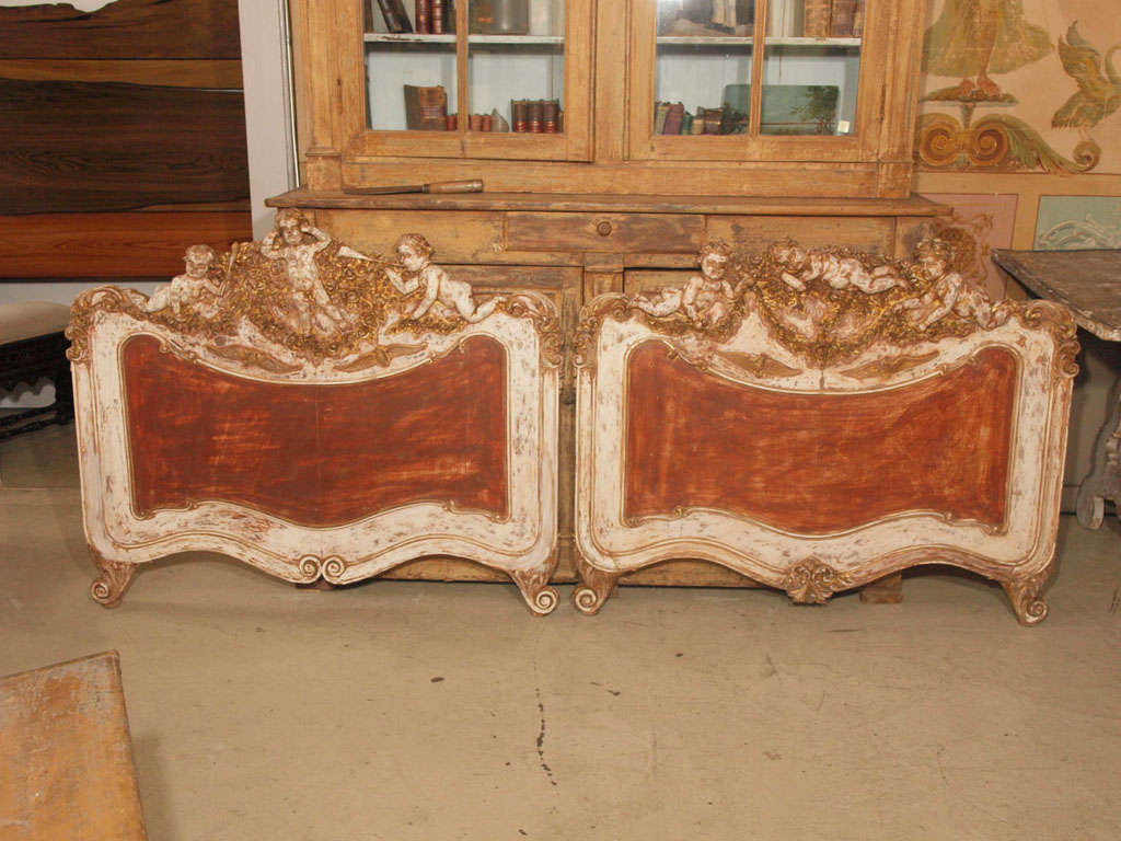 Pair of Italian Headboards