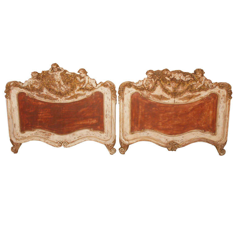 Pair of Italian Headboards at 1stDibs