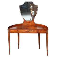 Vintage Hepplewhite Style Vanity Table