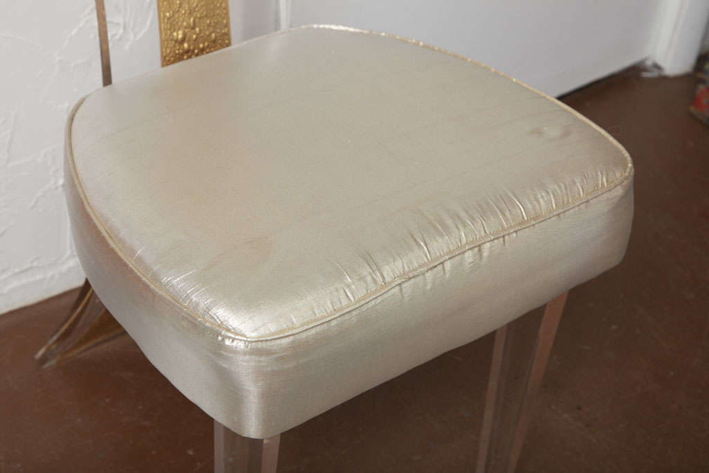Set of 6 Lucite Chairs For Sale 1