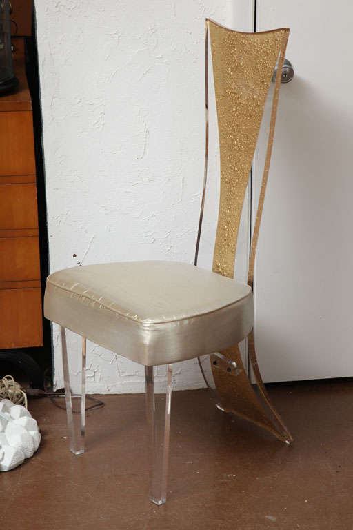 Set of 6 Lucite Chairs For Sale 3