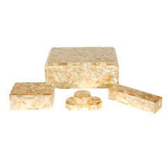 Collection of Mother of Pearl Boxes