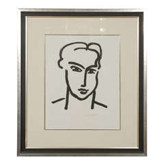 Custom Framed Lithograph after Henri Matisse