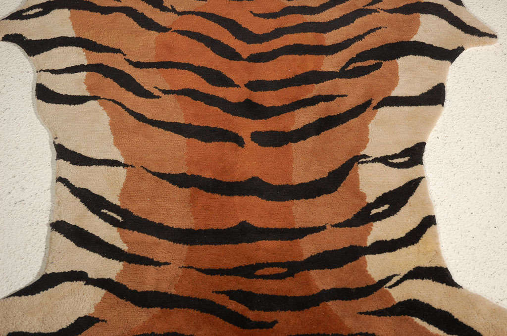 Vintage "Tiger" Rug at 1stDibs tiger carpet, tiger rugs, bengal tiger rug