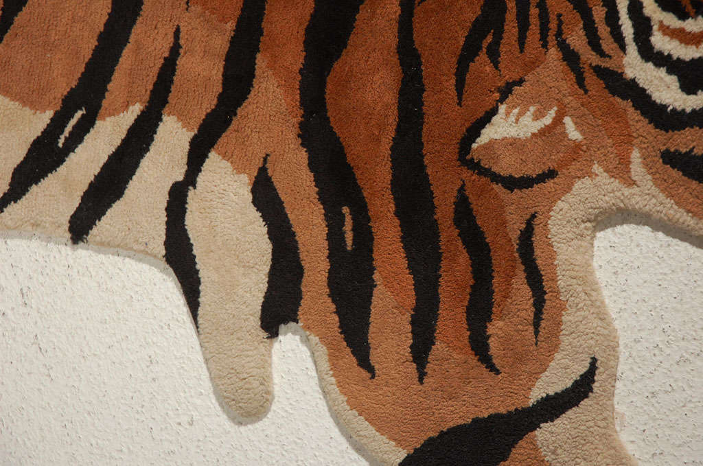 Vintage "Tiger" Rug at 1stDibs tiger carpet, tiger rugs, bengal tiger rug