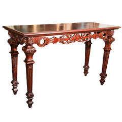 English Gerorgian Style Console Table