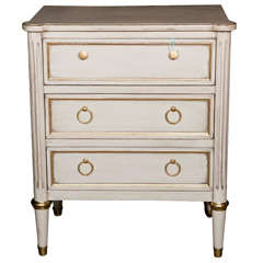 French Painted Diminutive Dresser by Jansen