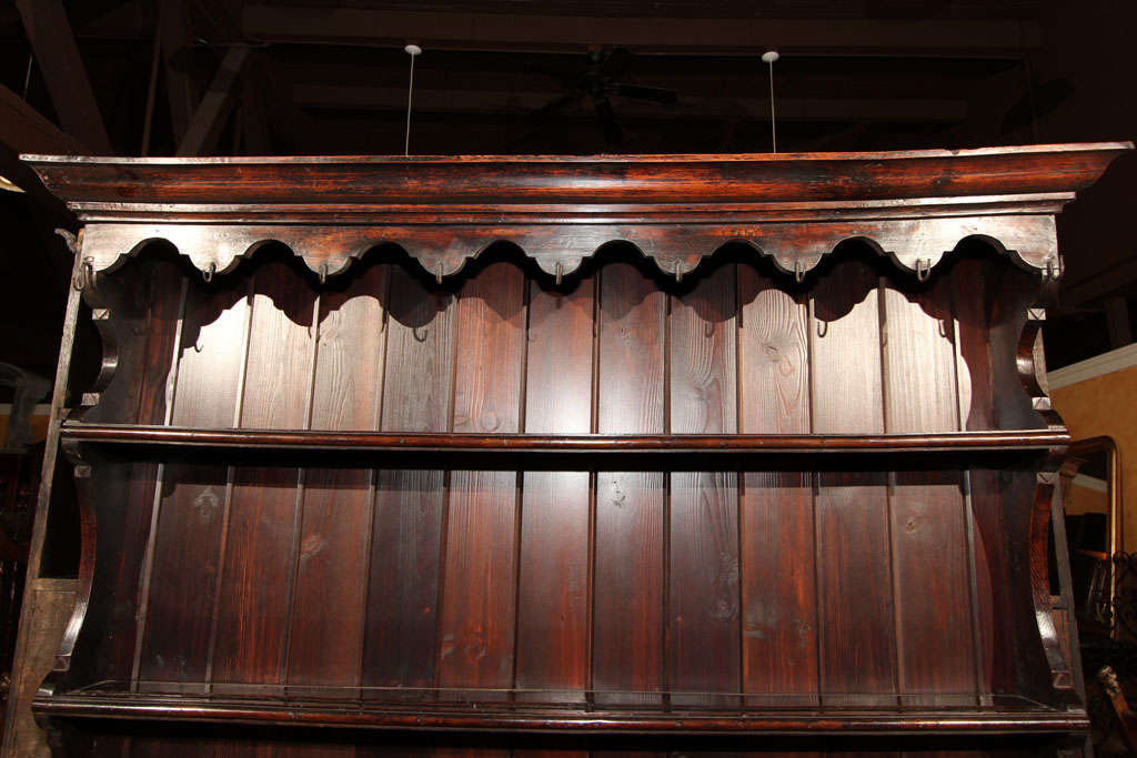 Welsh Dresser With Plate Rack 1