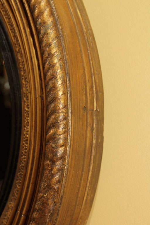 Giltwood Italian Gilt Regency Style Mirror For Sale