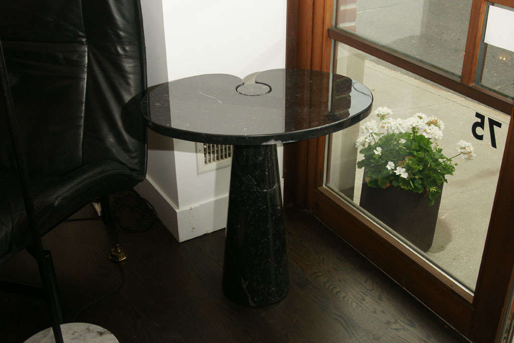 Mid-20th Century Italian Marble Pedestal Table by Mangiarotti