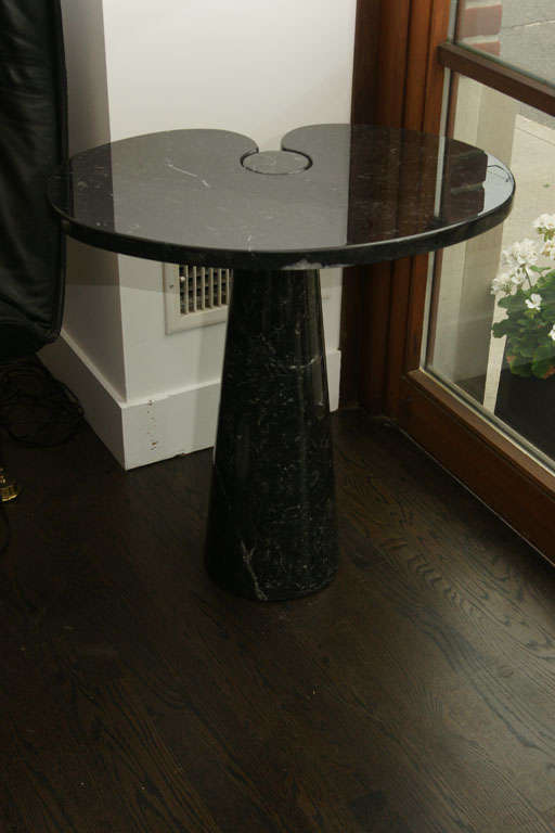 Italian Marble Pedestal Table by Angelo  Mangiarotti for Skipper, Eros Collection