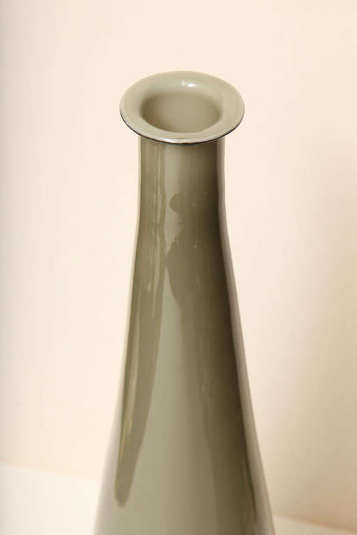 Monumental Italian Handblown Glass Decanter Bottle 2