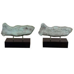 "Pisces" Bronze Sculptures by Catchi c.1967