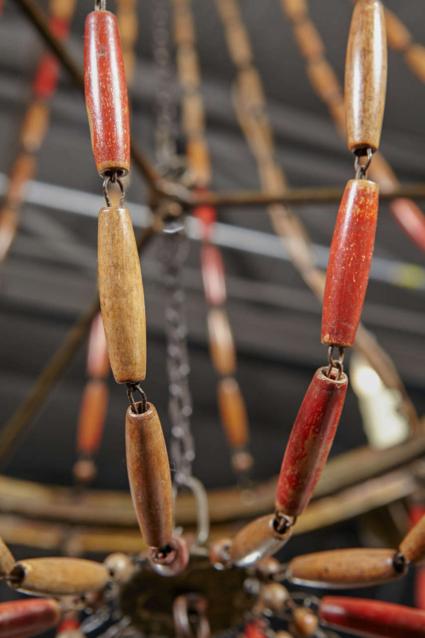 Antique Divider Beads Chandelier 1