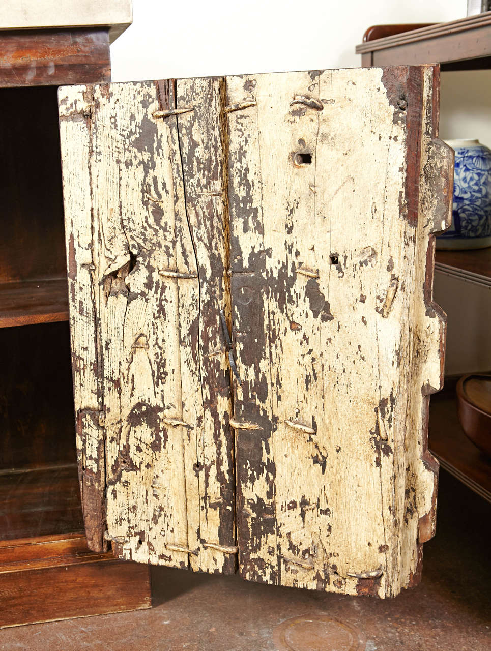 British Colonial Black Style Cabinet 3