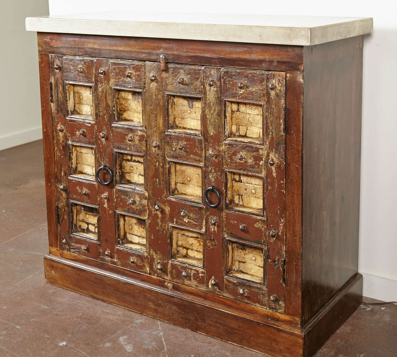British Colonial Black Style Cabinet 6