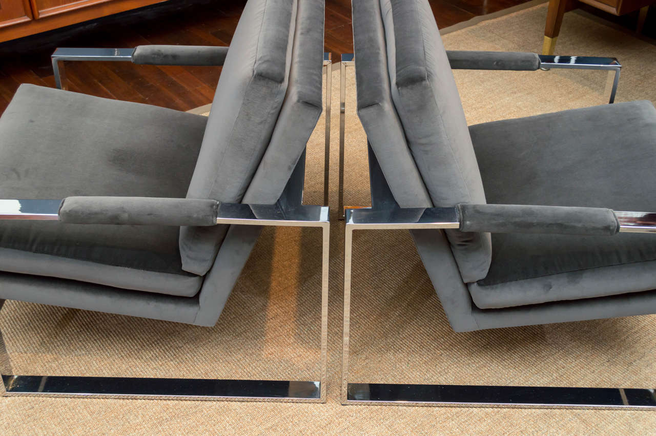 Milo Baughman Lounge Chairs In Excellent Condition In San Francisco, CA