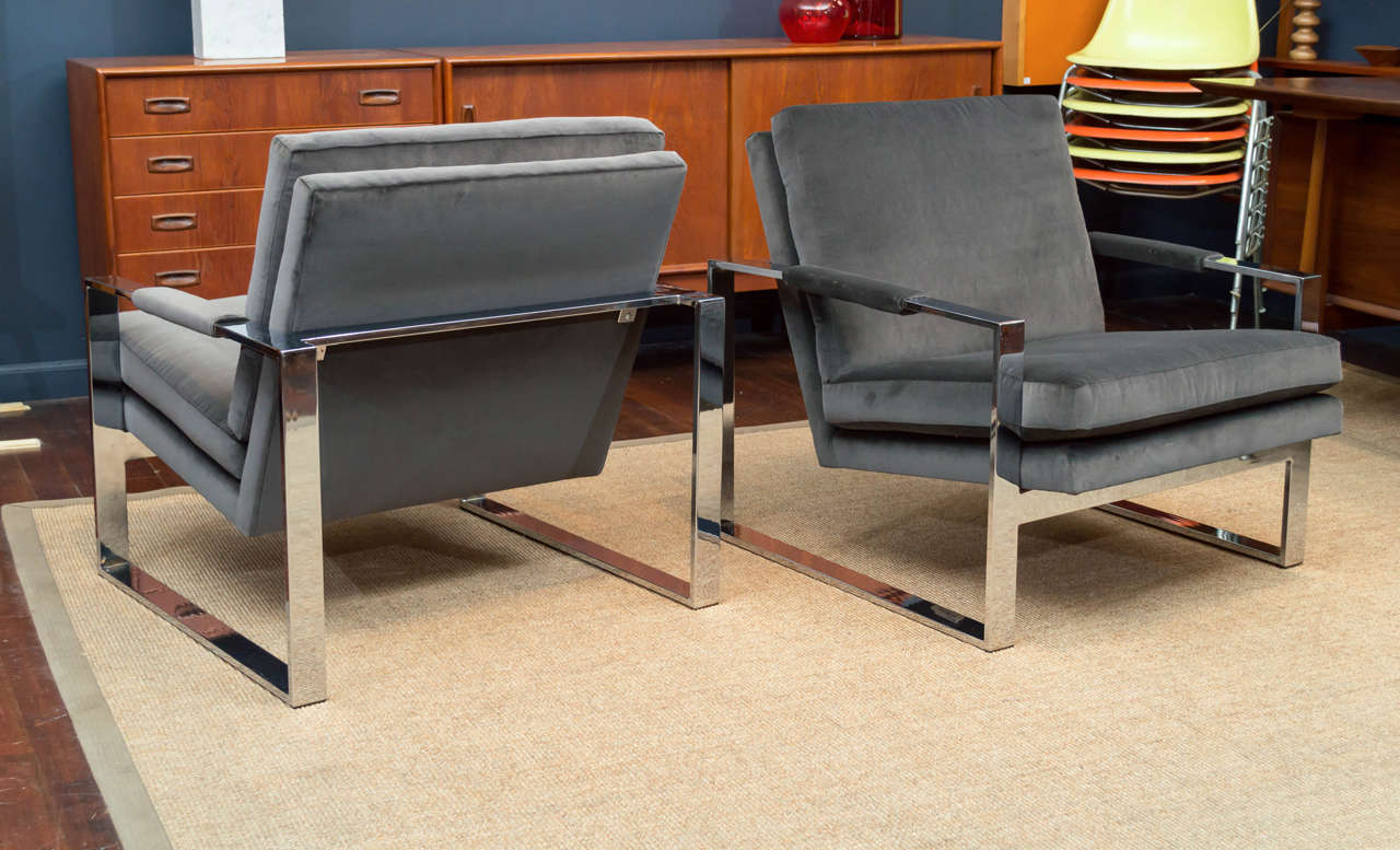 Mid-20th Century Milo Baughman Lounge Chairs