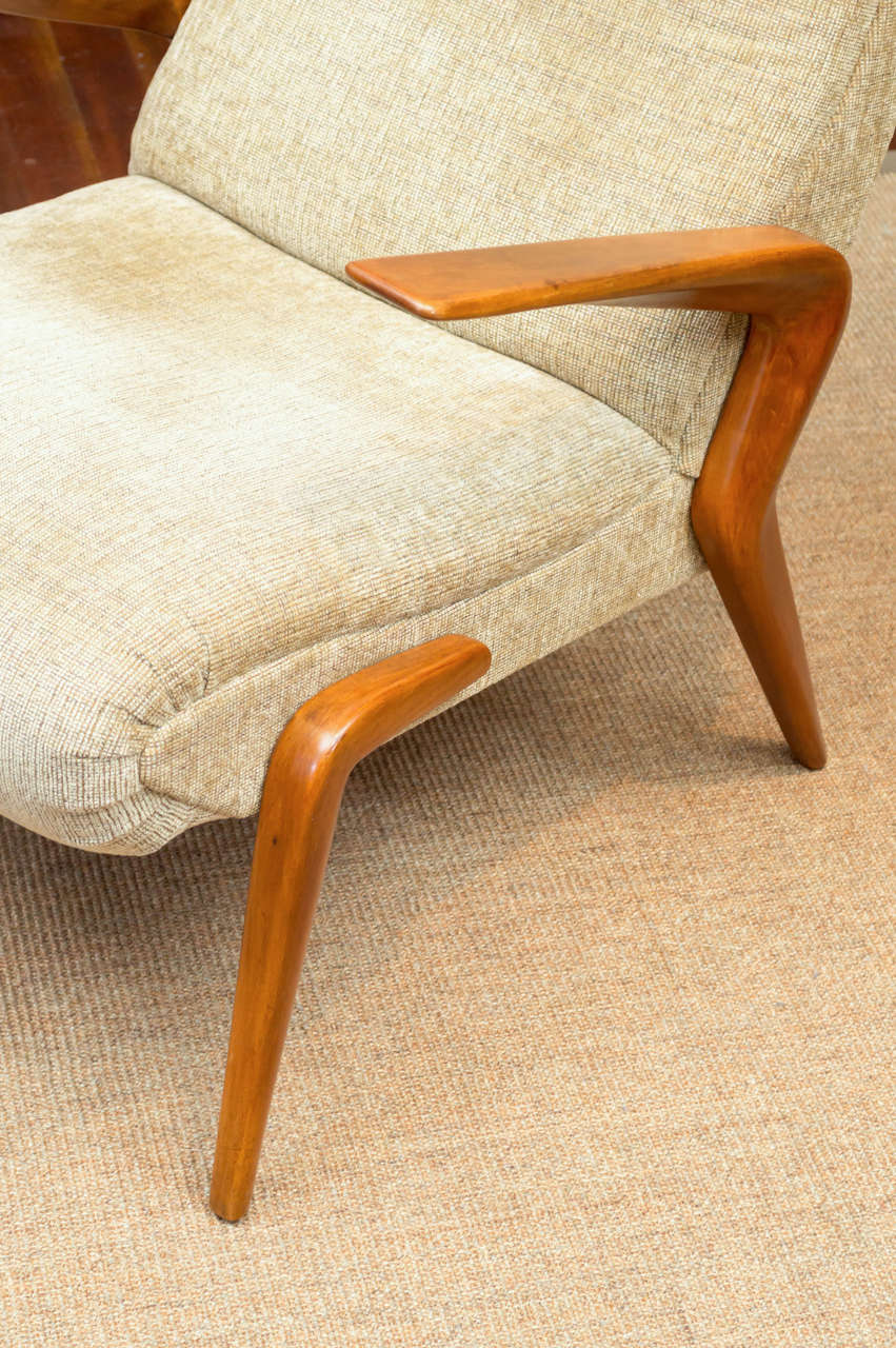 Mid-Century Modern Osvaldo Borsani Lounge Chair