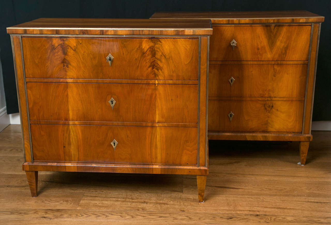 Fine Pair of Smaller 19th Century Continental Chests